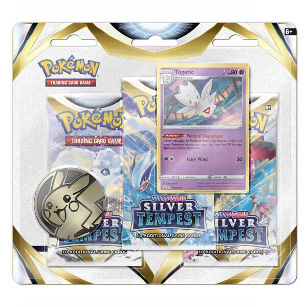 Pokémon TCG: Silver Tempest 3-Pack Blister Togetic