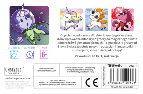Odjechane Jednorożce dla dzieciaków - obrazek 7