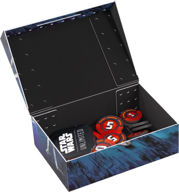Duże pudełko na talie kart Star Wars Unlimited- Battle of Scarif - Twin Suns Soft Crate Deck Box - obrazek 12