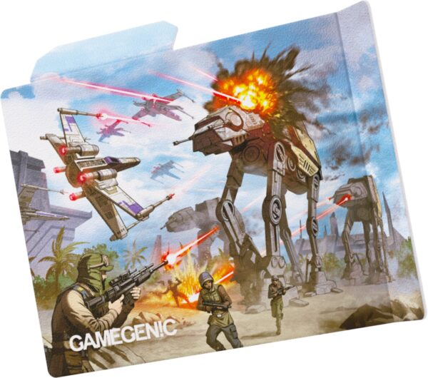 Duże pudełko na talie kart Star Wars Unlimited- Battle of Scarif - Twin Suns Soft Crate Deck Box - obrazek 14