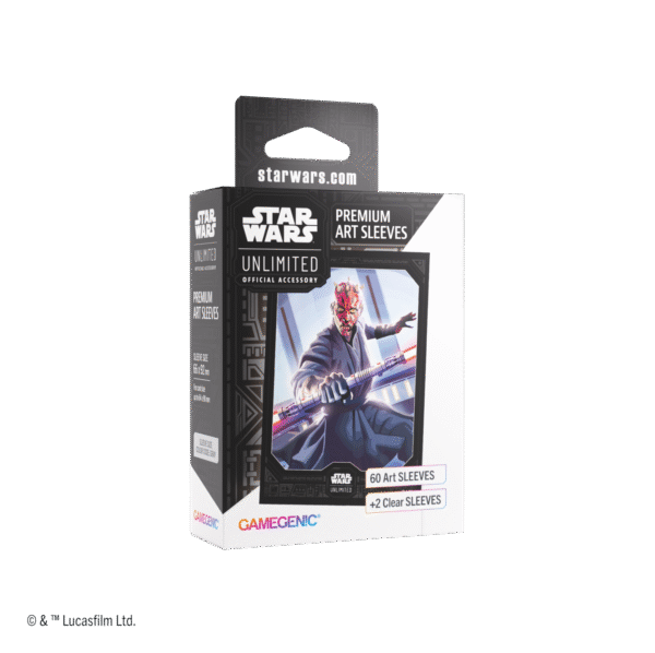 Koszulki na karty Star Wars Unlimited - Darth Maul - Gamegenic Premium Art Sleeves - obrazek 3