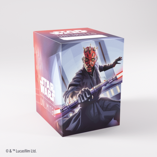 Pudełko na karty Star Wars Unlimited - Darth Maul - Deck Box - Soft Crate