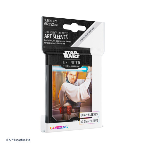 Koszulki na karty Star Wars Unlimited - Obi-Wan Kenobi - Gamegenic Art Sleeves - obrazek 4