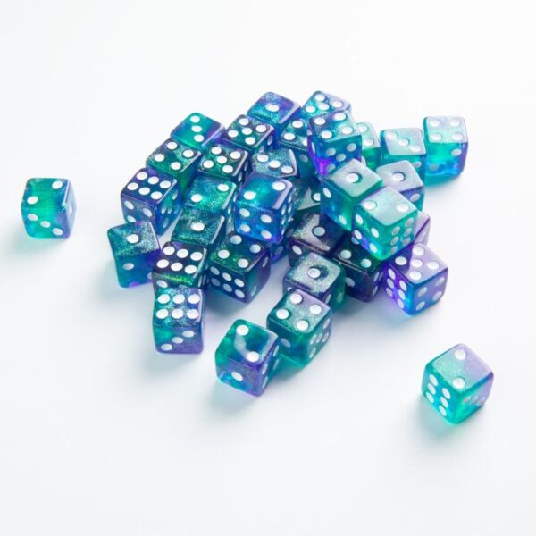 Kostki do gry Gamegenic: Galaxy Series - D6 Dice Set (12 mm) - Neptune