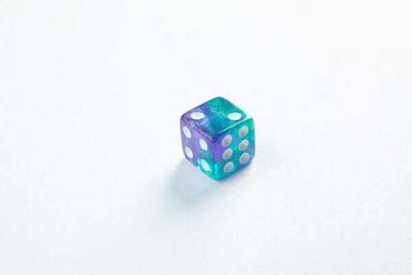 Kostki do gry Gamegenic: Galaxy Series - D6 Dice Set (12 mm) - Neptune - obrazek 2