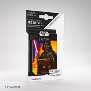 Koszulki na karty Star Wars Unlimited - Darth Vader - Gamegenic Art Sleeves