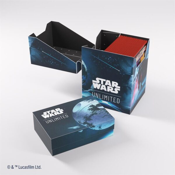 Deck-box na talię kart Star Wars Unlimited - Darth Vader - Gamegenic Soft Crate - obrazek 3