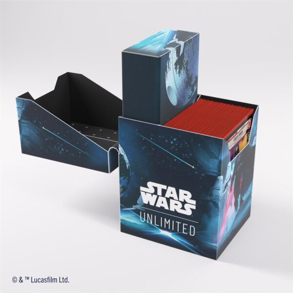 Deck-box na talię kart Star Wars Unlimited - Darth Vader - Gamegenic Soft Crate - obrazek 4