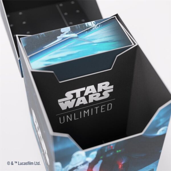 Deck-box na talię kart Star Wars Unlimited - Darth Vader - Gamegenic Soft Crate - obrazek 5