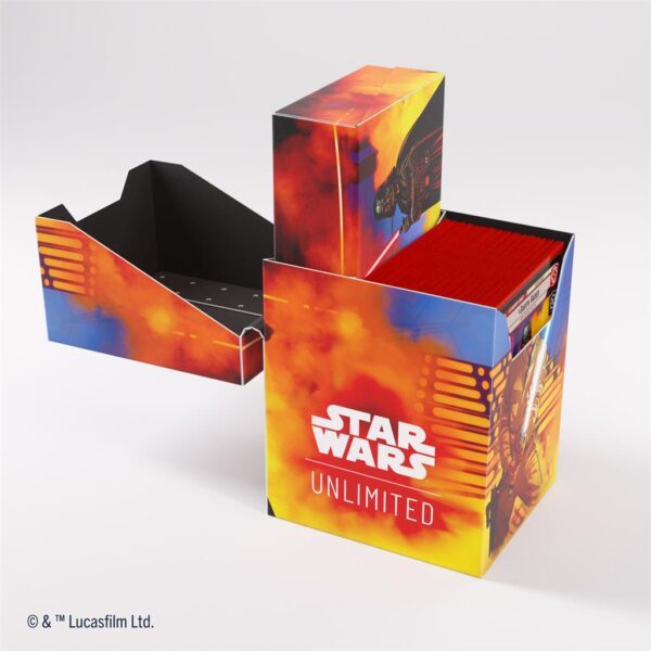 Deck Box Star Wars Unlimited - Darth Vader / Luke Skywalker - Pudełko na talię Gamegenic Soft Crate - obrazek 4