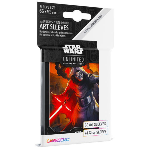 Gamegenic: Star Wars Unlimited - Art Sleeves - Kylo Ren - obrazek 2