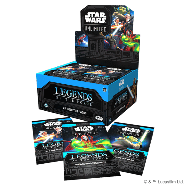 Star Wars: Unlimited Card Game - Legends of the Force - Booster Box