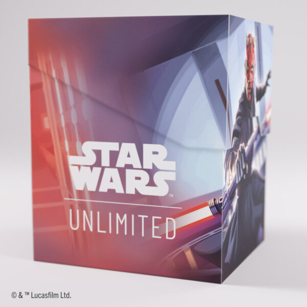 Pudełko na karty Star Wars Unlimited - Darth Maul - Deck Box - Soft Crate - obrazek 3