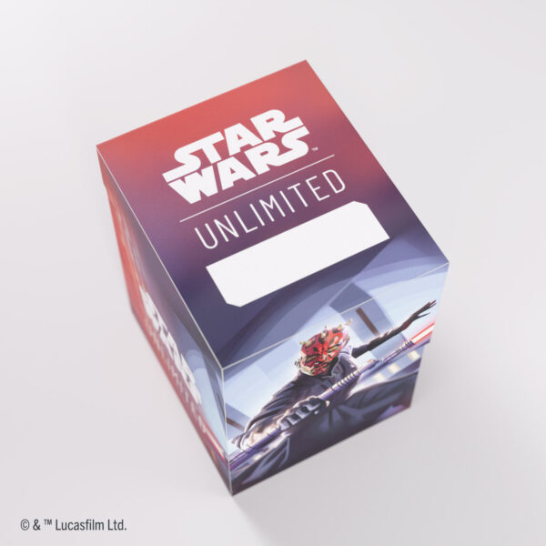 Pudełko na karty Star Wars Unlimited - Darth Maul - Deck Box - Soft Crate - obrazek 4