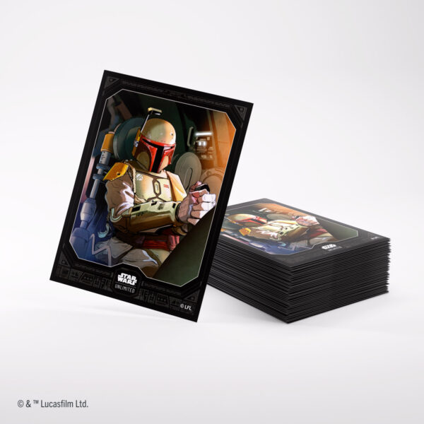 Koszulki na karty Star Wars Unlimited - Boba Fett - Gamegenic Art Sleeves - obrazek 3