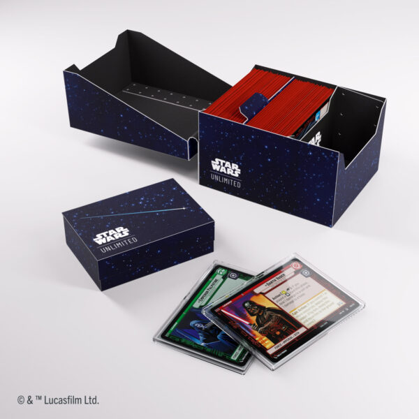 Pudełko na dwie talie Star Wars Unlimited - Gamegenic Twin Suns Soft Crate - obrazek 5