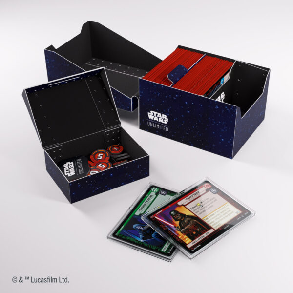 Pudełko na dwie talie Star Wars Unlimited - Gamegenic Twin Suns Soft Crate - obrazek 4