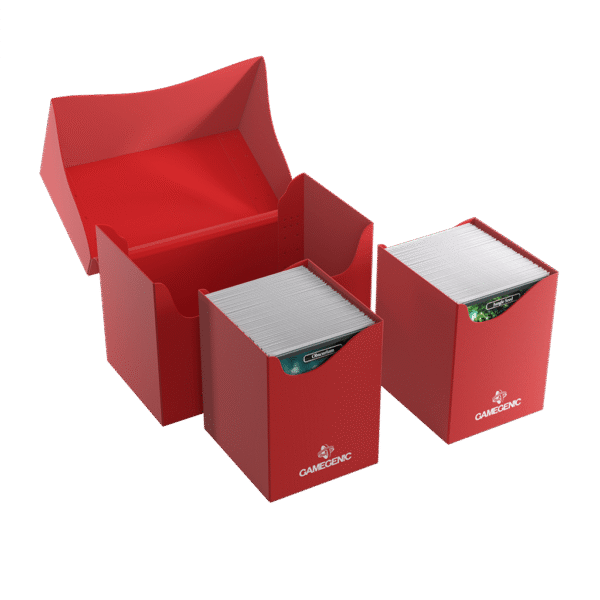 Podwójne pudełko na talie kart TCG - Gamegenic: Double Deck Holder 200+ XL - Czerwone - obrazek 3