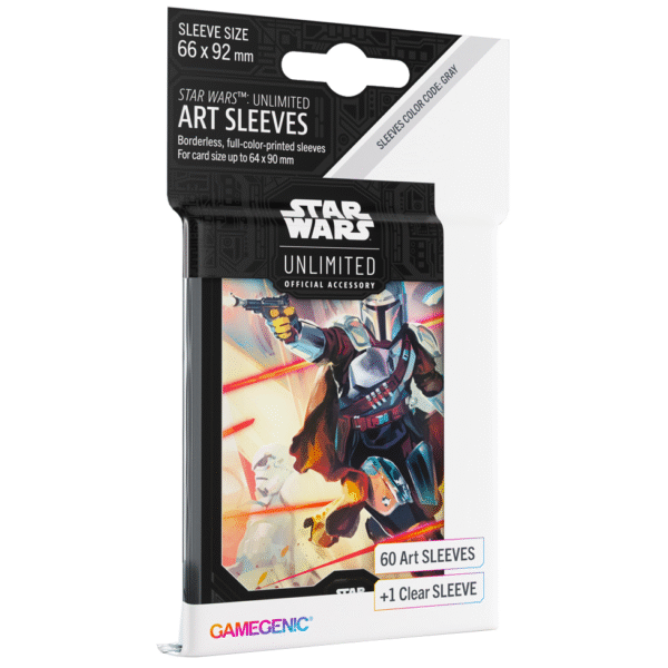 Koszulki na karty Star Wars Unlimited - The Mandalorian - Gamegenic Art Sleeves - obrazek 3