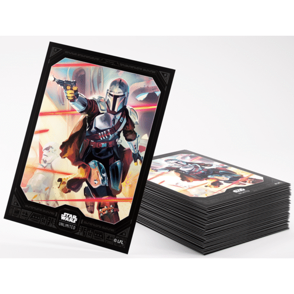Koszulki na karty Star Wars Unlimited - The Mandalorian - Gamegenic Art Sleeves