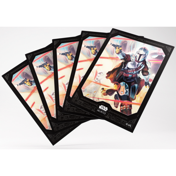 Koszulki na karty Star Wars Unlimited - The Mandalorian - Gamegenic Art Sleeves - obrazek 2