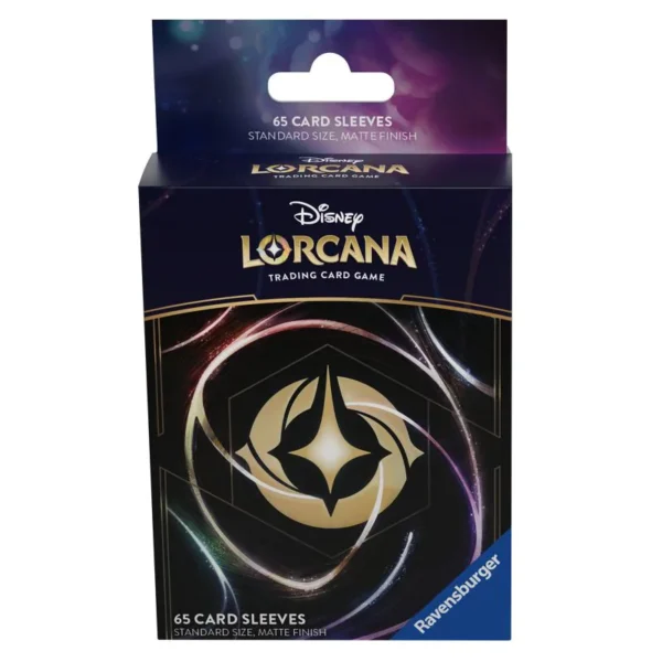 Disney Lorcana Basic Sleeves – Zestaw 65 koszulek ochronnych – Standard Size TCG