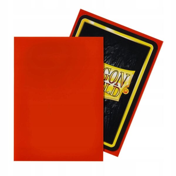 Koszulki Dragon Shield - Standard Size - Tangerine / Pomarańczowe (60 szt)