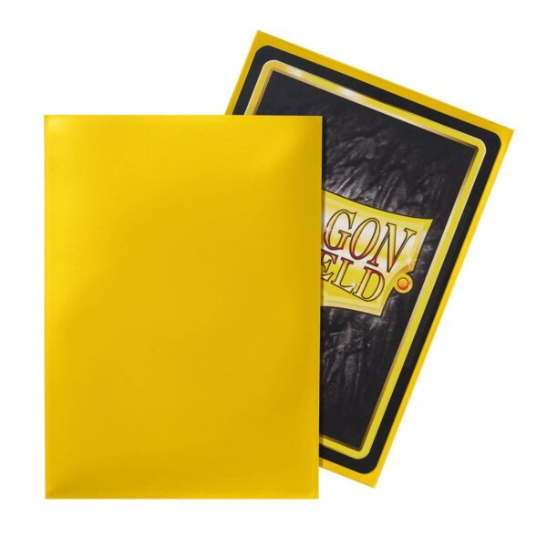Koszulki Dragon Shield - Standard Size - Yellow / Żółte (60 szt)
