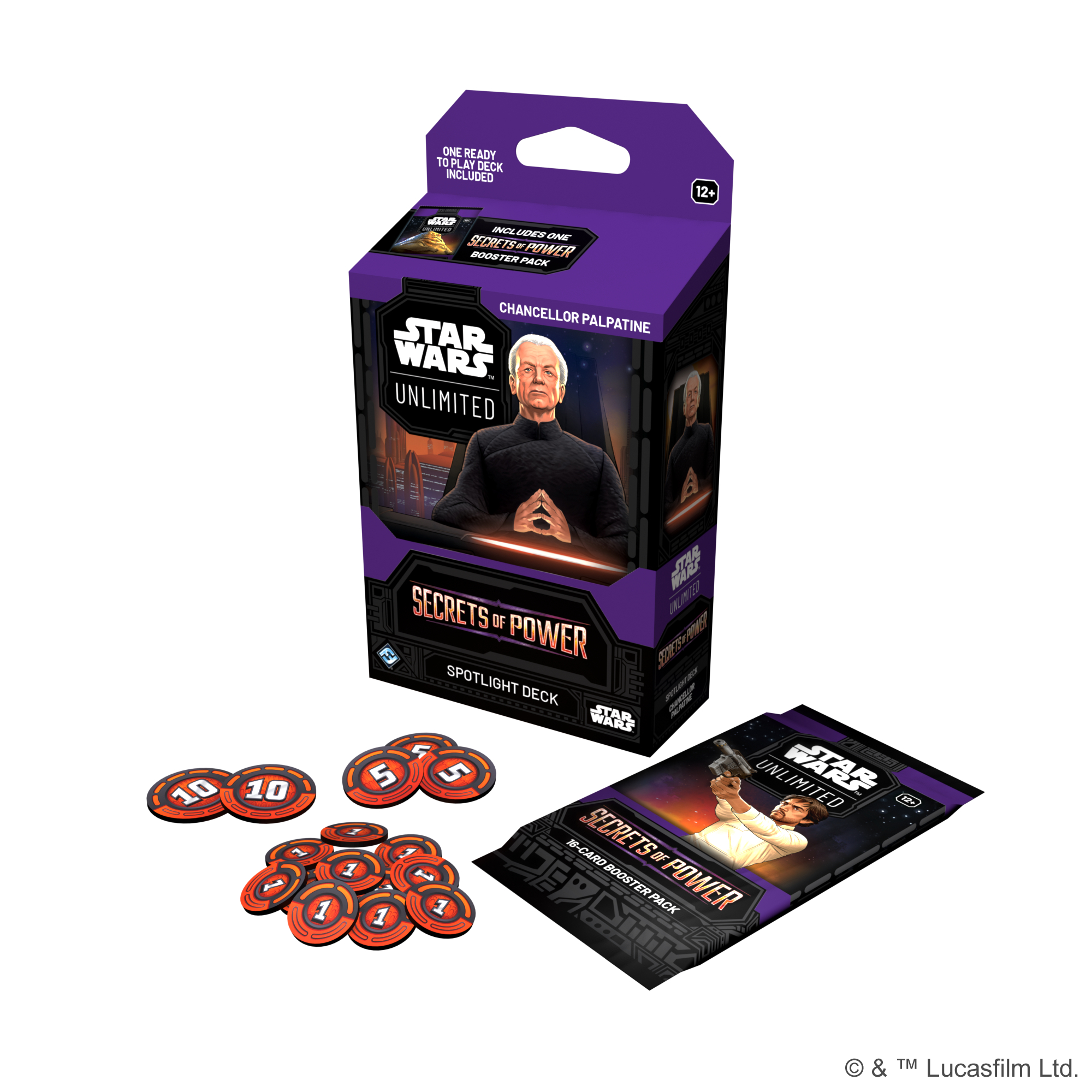 Star Wars Unlimited - Secrets of Power - Spotlight Deck - Chancellor Palpatine - obrazek 2