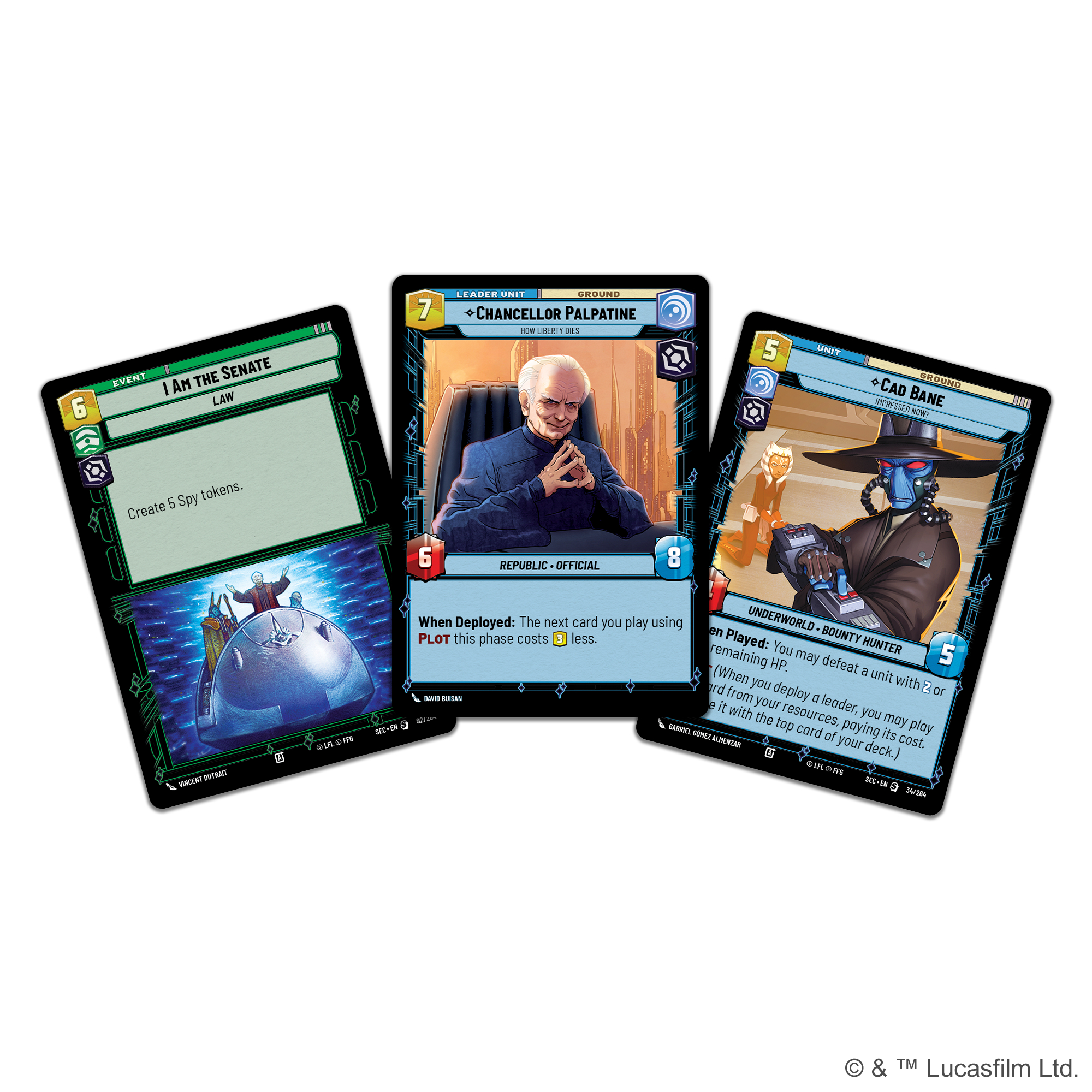 Star Wars Unlimited - Secrets of Power - Spotlight Deck - Chancellor Palpatine - obrazek 4