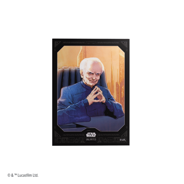Koszulki na karty Star Wars Unlimited - Kanclerz Palpatine - Gamegenic Premium Art Sleeves