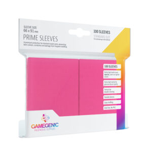 Koszulki na karty TCG - Różowe / Pink - Gamegenic Prime CCG Sleeves (66x91 mm) 100 sztuk
