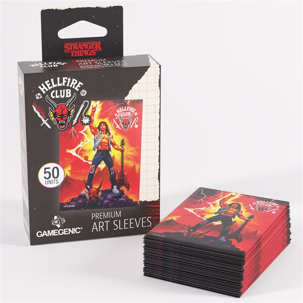 Koszulki na karty TCG: Stranger Things - Eddie Munson - Hellfire Club Gamegenic Art Sleeves - obrazek 4