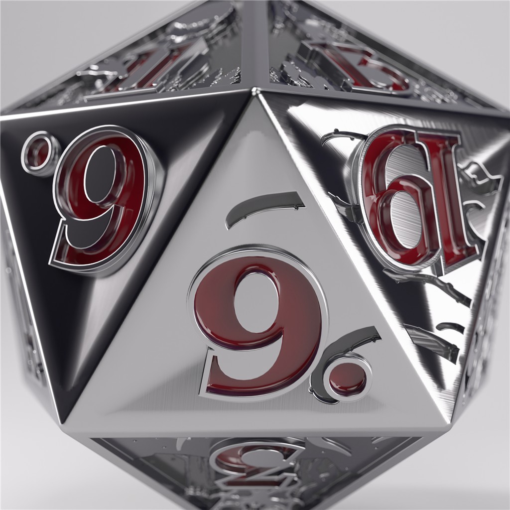 Stranger Things - Hellfire Club - Kolekcjonerska kość do grania - Premium Metal D20 - obrazek 21