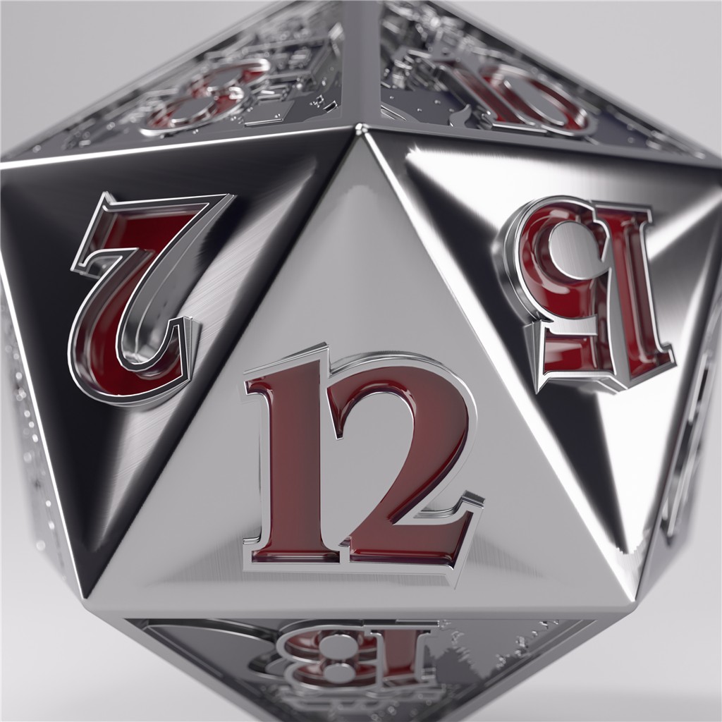 Stranger Things - Hellfire Club - Kolekcjonerska kość do grania - Premium Metal D20 - obrazek 7