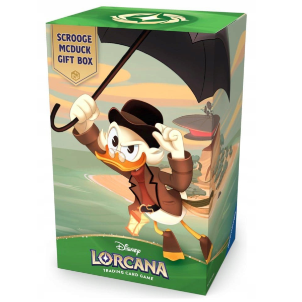 Scrooge McDuck Gift Box - Disney Lorcana - Kolekcjonerski zestaw z 5 boosterami