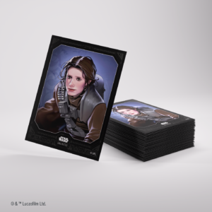 Koszulki na karty Star Wars Unlimited - Leia Organa - Premium Art Sleeves