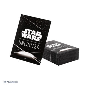 Koszulki do kart Star Wars Unlimited - Premium Art Sleeves - Gamegenic: Card Back White