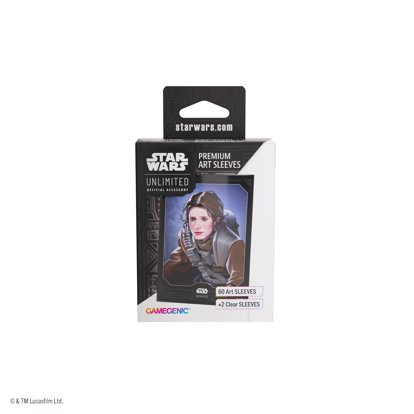 Koszulki na karty Star Wars Unlimited - Leia Organa - Premium Art Sleeves - obrazek 3