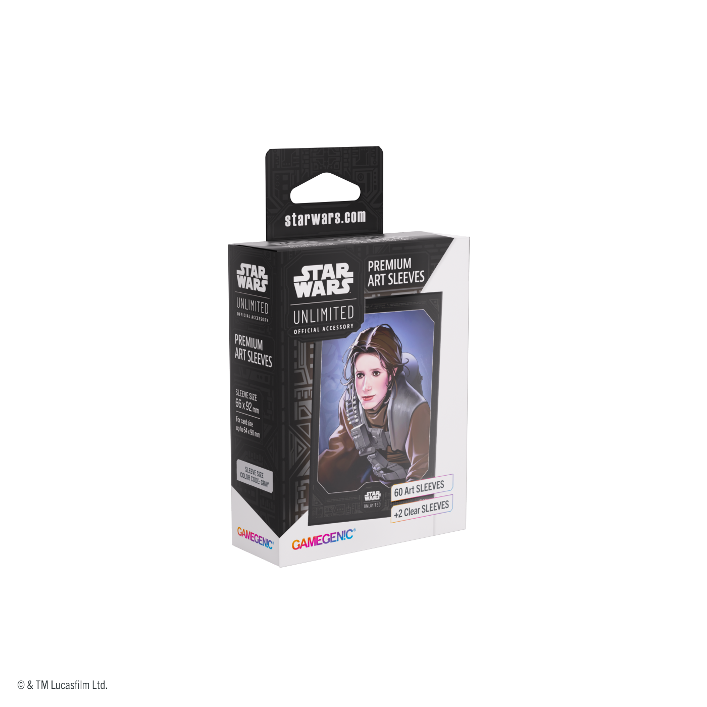 Koszulki na karty Star Wars Unlimited - Leia Organa - Premium Art Sleeves - obrazek 5