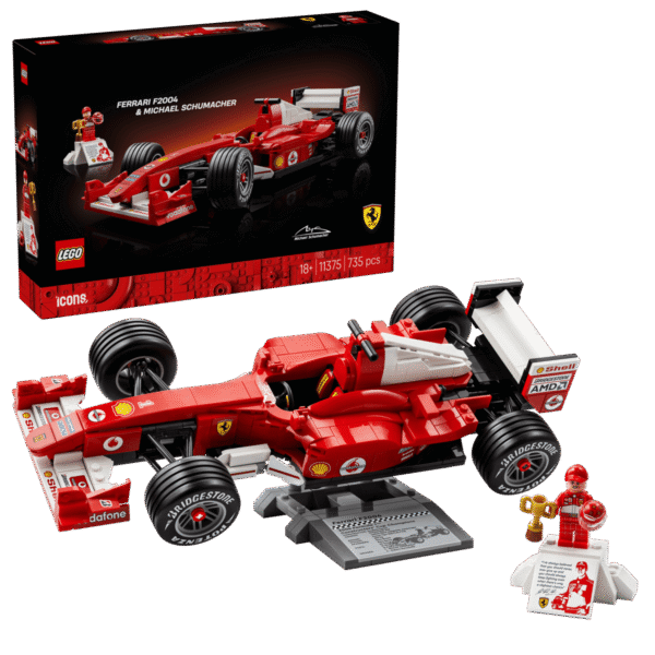 Ferrari F2004 i Michael Schumacher - LEGO ICONS 11375