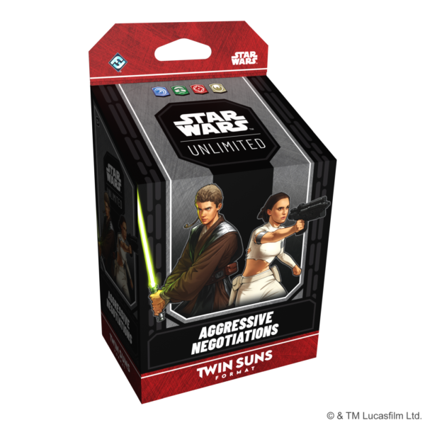 Star Wars: Unlimited Card Game - Twin Suns Format - Aggressive Negotiations - Anakin & Padme
