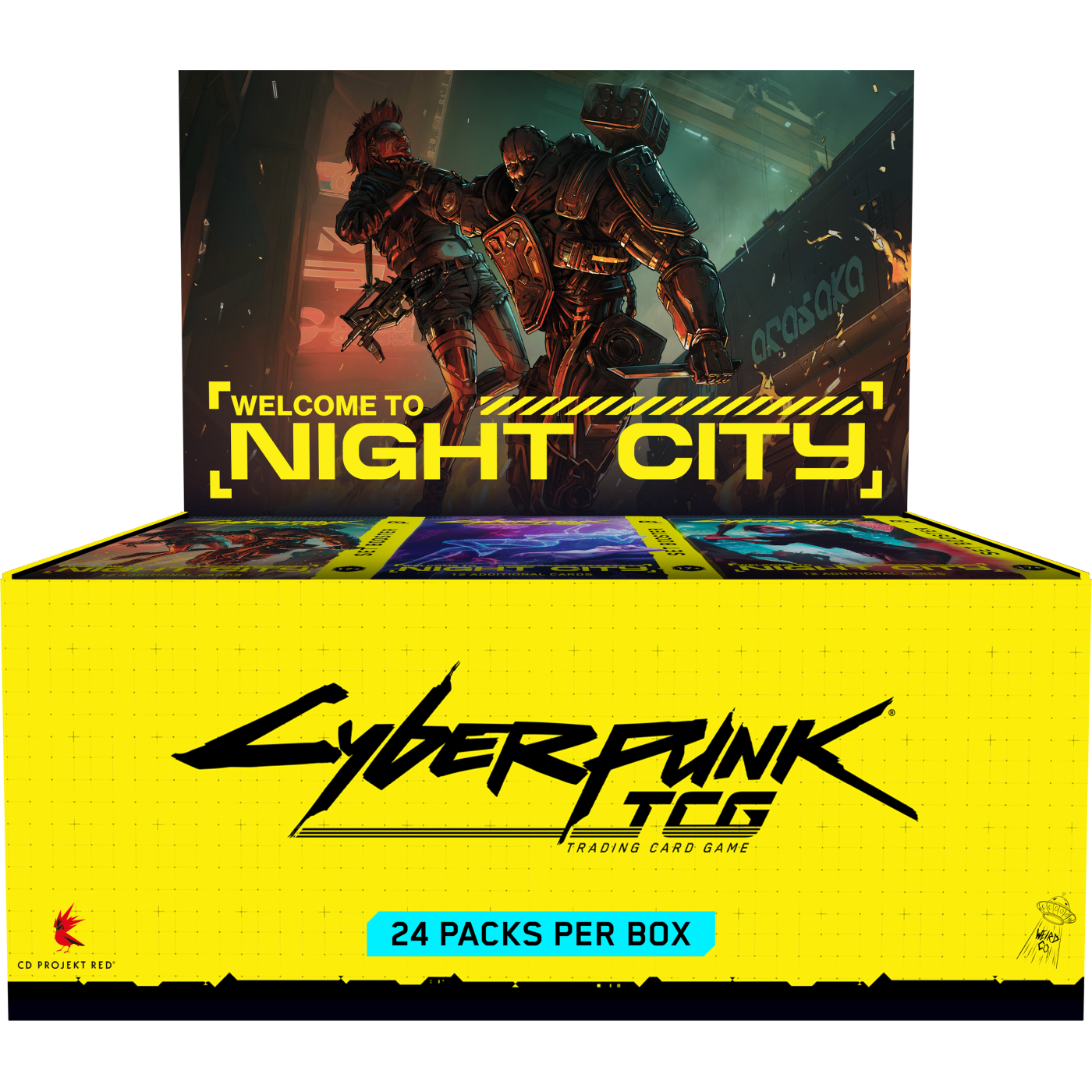 Cyberpunk TCG: Welcome to Night City - Booster Box Display (24 boostery) - obrazek 2