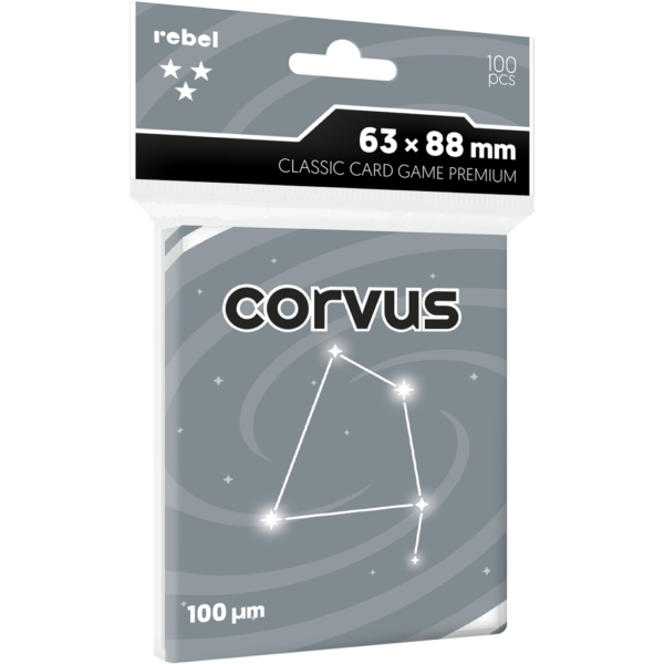Koszulki Rebel Light Corvus Premium (63x88 mm), 100 sztuk