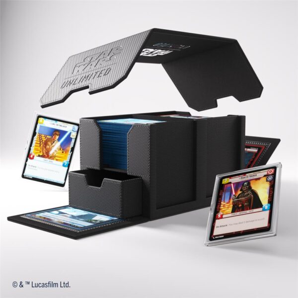 Gamegenic: Star Wars Unlimited - Double Deck Pod - Czarny