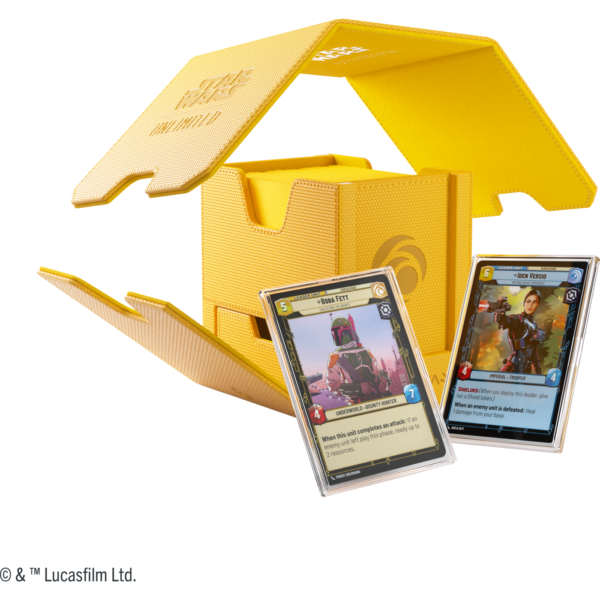 Twin Suns Deck Pod - Deck Box Star Wars Unlimited - Żółty