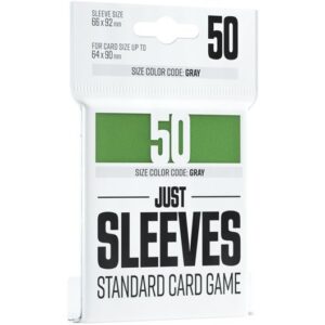 Koszulki na karty TCG - Zielone - Gamegenic Just Sleeves (66x91 mm) 50 sztuk