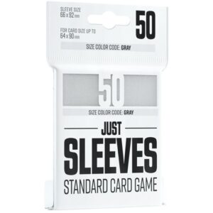 Koszulki na karty TCG - Białe - Gamegenic Just Sleeves (66x91 mm) 50 sztuk