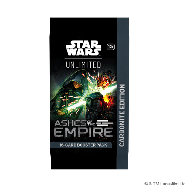 Star Wars Unlimited: Ashes of the Empire Carbonite Booster Pack - Kolekcjonerski