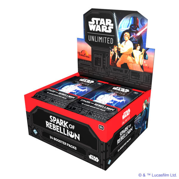 Star Wars Unlimited - Spark of Rebellion - Booster Box Display